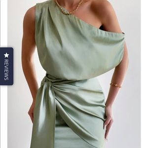 Runaway the Label Charisma mini dress - Sage